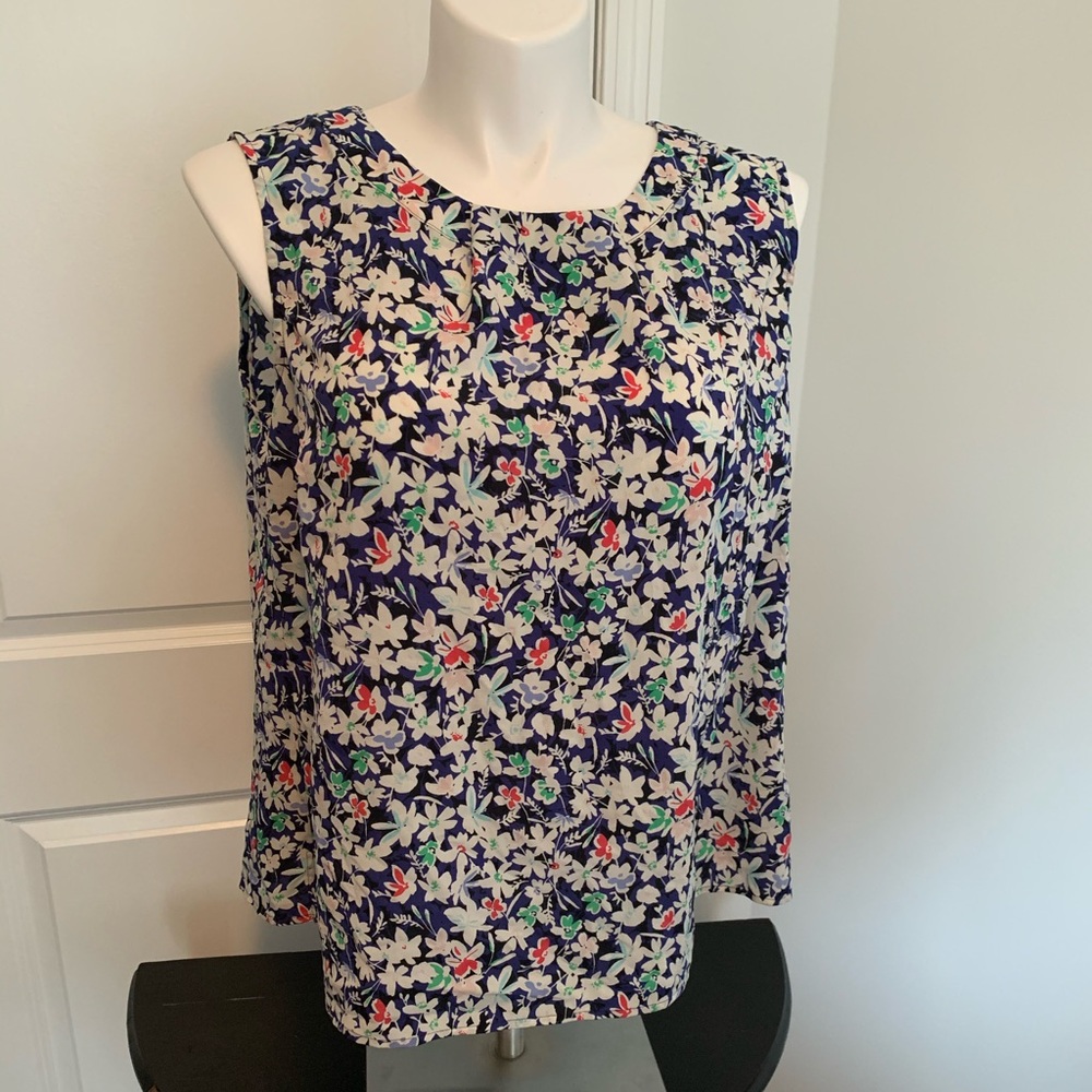 Talbots 2X Floral Tank